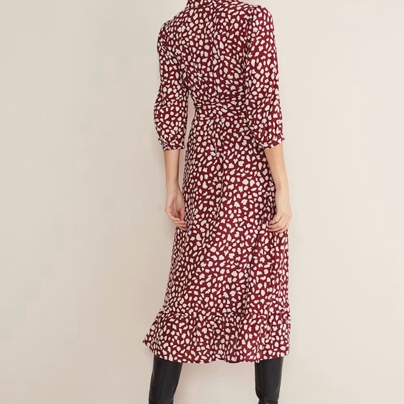 Este Polka Dot Shirt Midi Dress - Picture 3 of 10